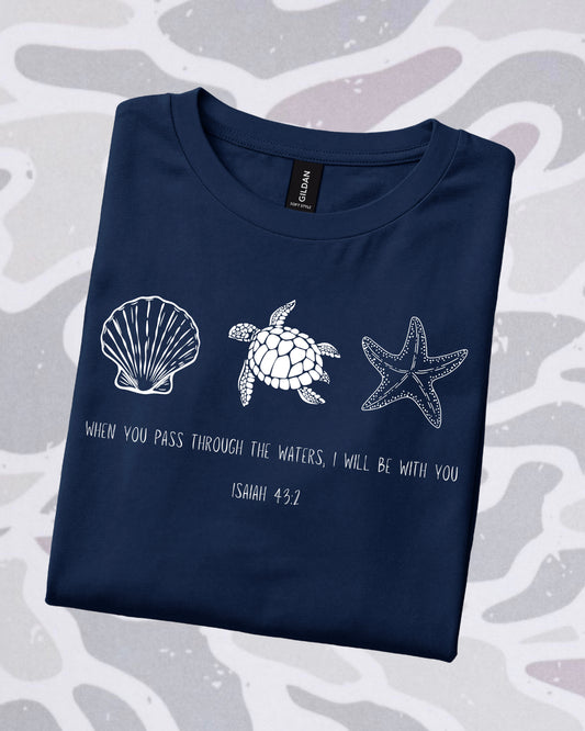 Sea Themed Isaiah 43:2